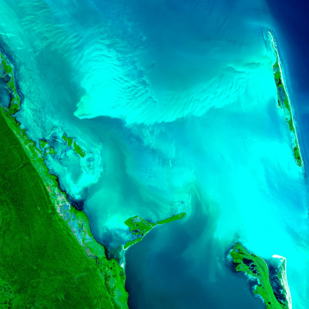 Aerial ocean photograph